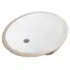 Photo 1 of Glacier Bay
19.5 in. Undermount Oval Vitreous China Bathroom Sink in White