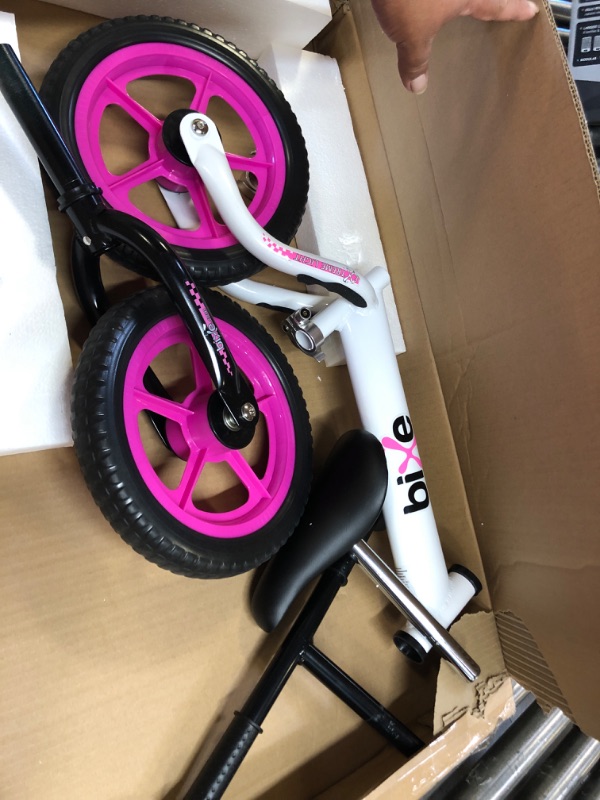 Photo 2 of Bixe: Pink (Lightweight - 4LBS) Aluminum Balance Bike for Kids and Toddlers - No Pedal Sport Training Bicycle - Bikes for 2, 3, 4, 5 Year Old