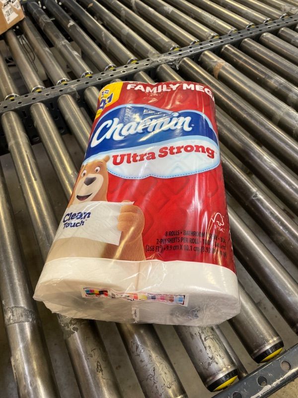 Photo 2 of Charmin Ultra Strong Mega Rolls Toilet Paper 8 Count Pack
