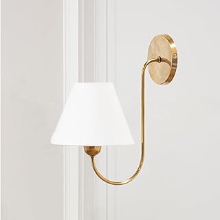 Photo 1 of Single Swoop Sconce, Wainwright Single Swoop Sconce, 7.5" w x 11" d x 14" h (Brass)