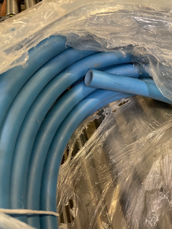 Photo 3 of 1 in. x 100 ft. Blue PEX-A Expansion Pipe in Solid
