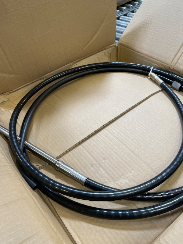 Photo 2 of Fast Connect Rotary Steering Cable Universa SSC6213 l Compatible with Uflex M66X13 13FT