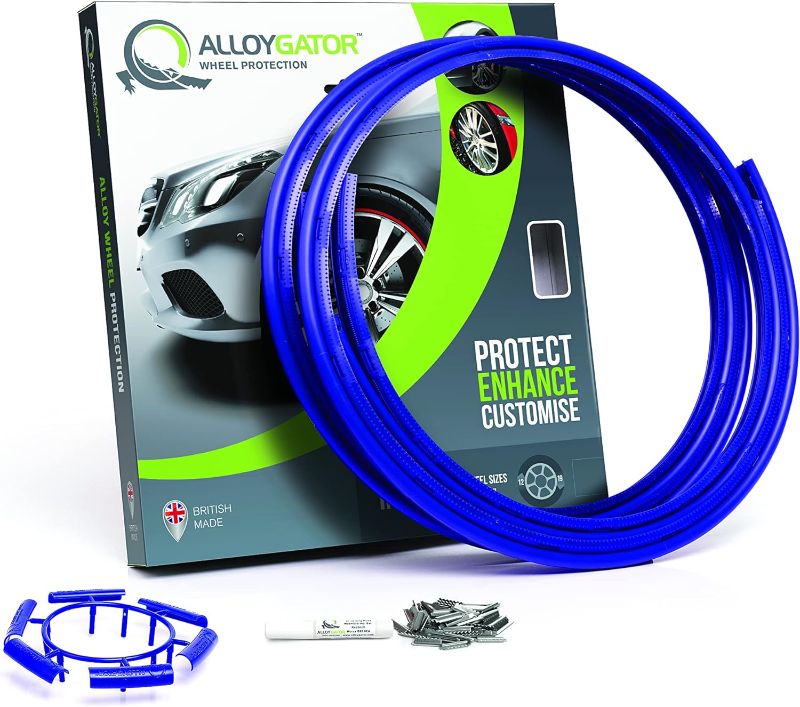 Photo 1 of Alloy Wheel Protectors | Rim Protectors | Wheel Protection | Alloy Wheel Protection | Fits 12-24 Inch Wheel Diameter | 15 Colors | Pack of 4 (Black, Up to 24 Inch Wheels)
