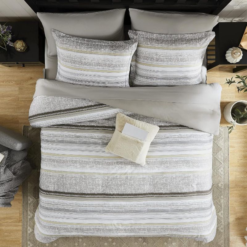 Photo 1 of MAIREVE Full Size Comforter Set Grey
