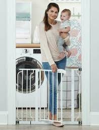 Photo 1 of Regalo Easy Step 38.5-Inch Wide Walk Thru Baby Gate, Includes 6-Inch Extension Kit, Pressure Mount Kit, Wall Cups
