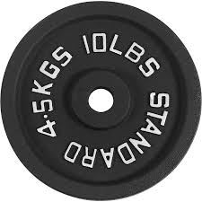 Photo 1 of BalanceFrom Cast Iron Plate Weight Plates for Strength Training 