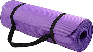 Photo 1 of BalanceFrom All Purpose 1/2-Inch Extra Thick High Density Anti-Tear Exercise Yoga Mat with Carrying Strap 