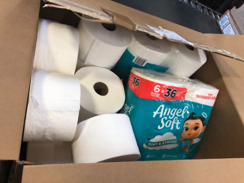 Photo 2 of Angel Soft Super Mega Toilet Paper, 6 Super Mega Rolls