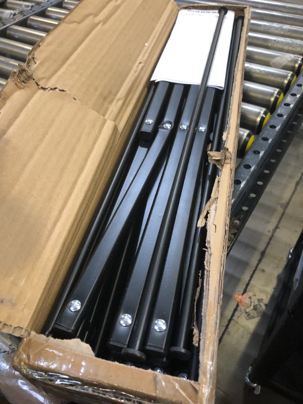 Photo 1 of SONGMICS Foldable Clothes Drying Rack, Laundry Drying Rack, Clothes Airer, Steel Frame, 14.6 x 29.5 x 53.2 Inches, Easy Assembly, Indoor Outdoor Use, Black ULLR770B01