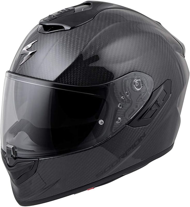 Photo 1 of ScorpionEXO ST1400 Carbon Fiber Full Face Sport Touring Street Motorcycle Helmet Airfit Sytem Bluetooth Ready Speaker Pockets DOT ECE Approved Adult
