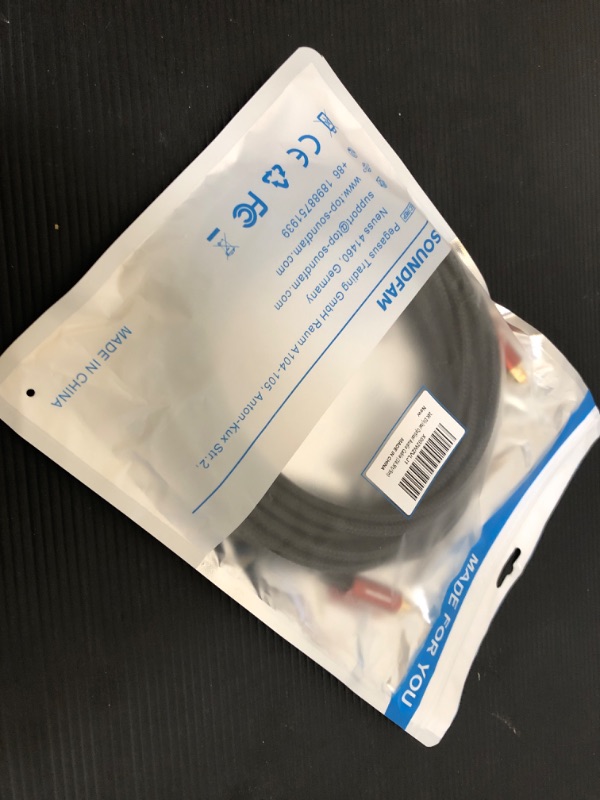 Photo 1 of SOUNDFAM Digital Optical Audio Toslink Cable 16.5 Feet/5M, Cotton Braided Fiber Audio Cable, Aluminum Shell, Gold-Plated for HDTV, Home Theater, Sound Bar & More 16.5ft/5m Gold Plated Optical Cable_Wine Red