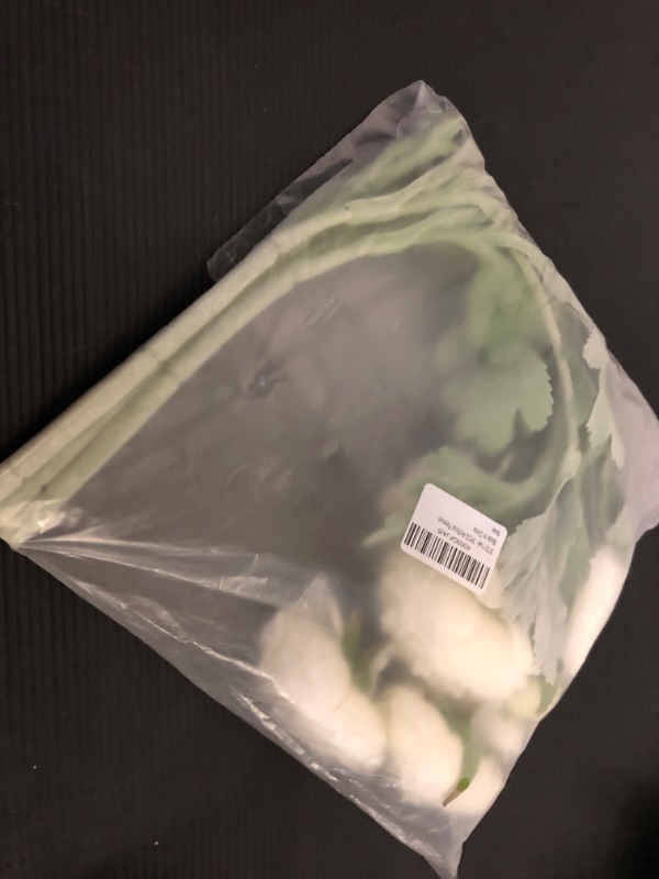 Photo 1 of Botius 3PCS Artificial Peonies Flowers with Pile Coating Stems Fake Silk Peony Flower Bouquet for Indoor Outdoor Wedding Party Home Office Table Centerpiece Decoration, White