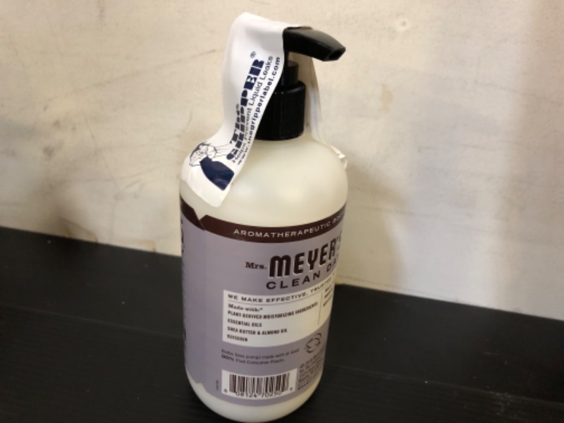 Photo 1 of Mrs. Meyer's Hand Lotion for Dry Hands, Non-Greasy Moisturizer Made with Essential Oils, Lavender, 12 oz 