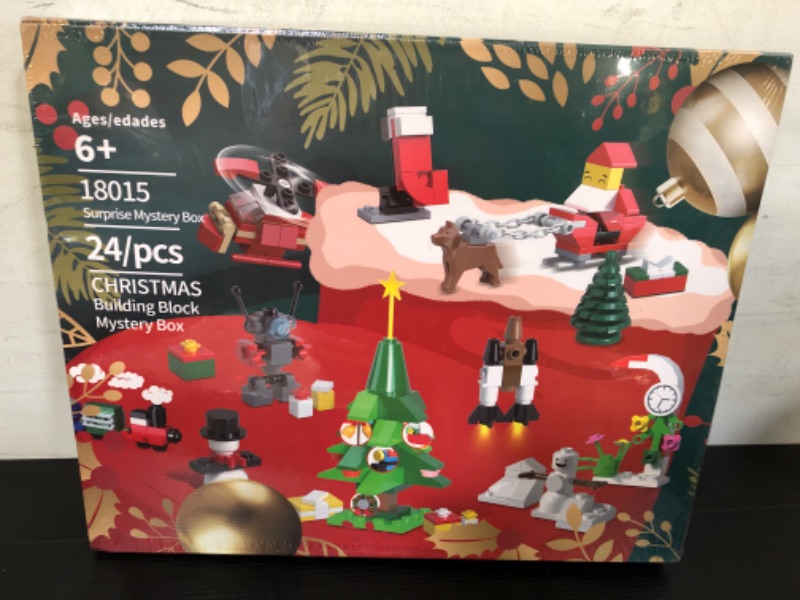 Photo 1 of  Christmas Advent Calendar Building Blocks Box 18015 24 Pieces

 