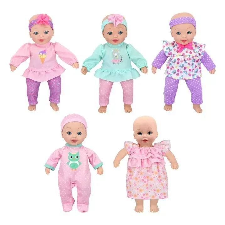 Photo 1 of Little Darlings: 8" Little Sweeties Dolls - 5 Pack - Baby Doll Set With Outfits
