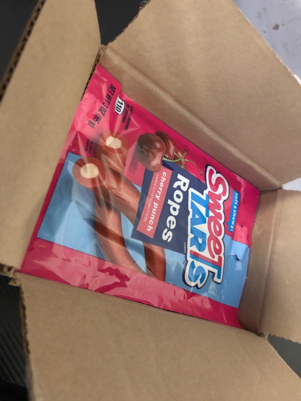Photo 1 of SweeTARTS Soft & Chewy Ropes, Cherry Punch, 3 Oz   12pcs exp date 03/2024