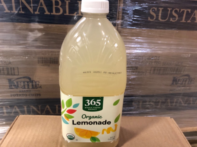 Photo 2 of 8pcs   exp date 05/204----365 by Whole Foods Market, Organic Lemonade, 64 Fl Oz