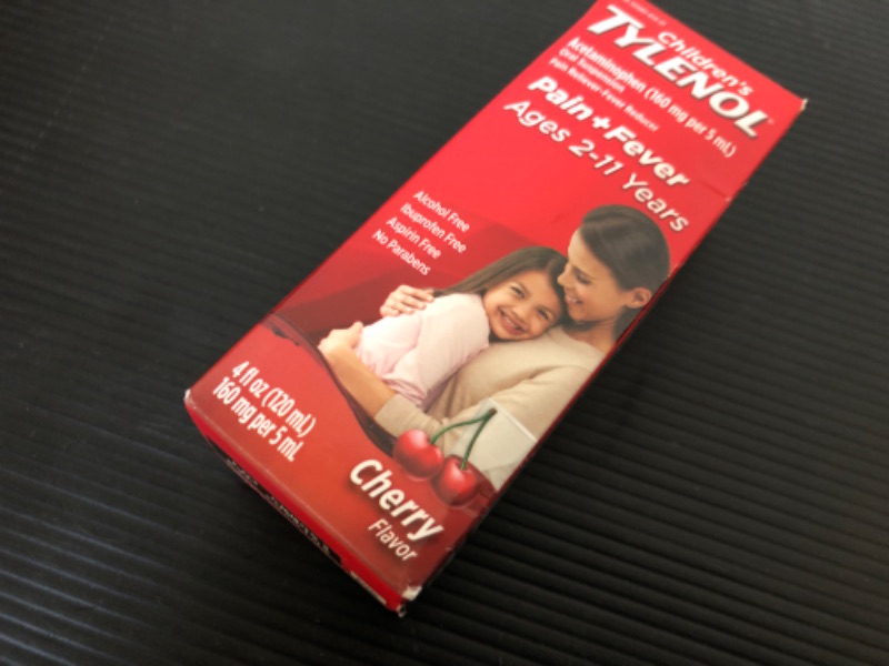 Photo 2 of Liq Size 4z Tylenol Children's Cherry Blast Oral Suspension   exp date 09/2025 