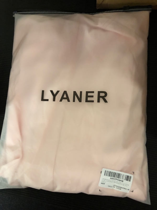 Photo 2 of LYANER Women's Casual Lapel Open Front Long Sleeve Jackets Blazer with Zipper Pockets Pink Medium https://a.co/d/2wDGvBO