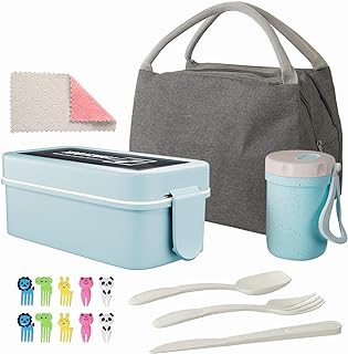 Photo 1 of ZMYGOLON Bento Lunch Box for Kids,Lunch Bento Box Container Leak Proof for Kids,Stackable Lunch Containers with 3 Compartments and Lunch Bag, Spoon, Fork, Cake Cups (Pink) https://a.co/d/ggJ6znB
