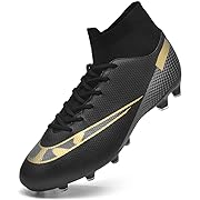 Photo 1 of Men's Soccer Cleats Professional Football Boots High-Top Outdoor Indoor Athletic Futsal Training Sneake size 9.5