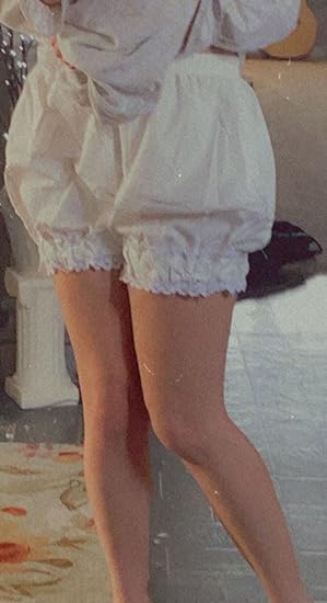 Photo 1 of XXL---Women's Cotton Lolita Bloomers Maid Ruffle Pumpkin Pants Shorts 