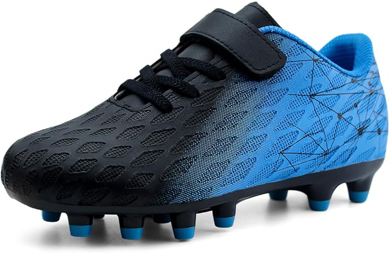 Photo 1 of 3.5--brooman Kids Firm Ground Soccer Cleats Boys Girls Athletic Outdoor Football Shoes