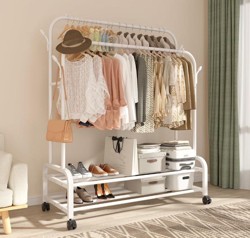 Photo 1 of Sturdy Metal Double Rodding Clothes Rack