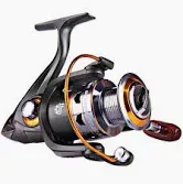 Photo 1 of Spinning Fishing Reels with Left/Right Interchangeable Collapsible Wood Handle Powerful Metal Body 5.2:1/5.1:1 Gear Ratio Smooth 11BB for Inshore