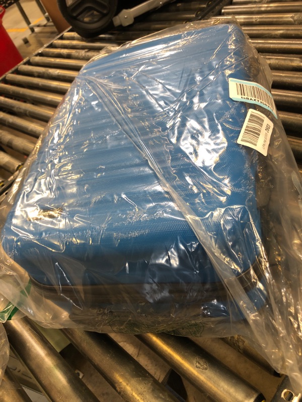 Photo 1 of hard shell suit case- blue - wheels - 