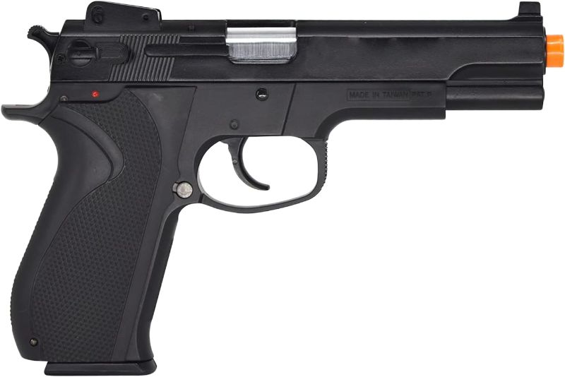 Photo 1 of FIREPOWER Soft AIR USA 45 Spring Airsoft Pistol with Metal Slide, Black, 328 FPS