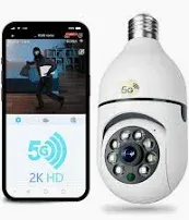 Photo 1 of Sight Bulb Pro Security Camera, Two Way Talk, HD Video WiFi Smart Camera, Perfect for Indoor Outdoor Night Vision Motion Detection with SD Card