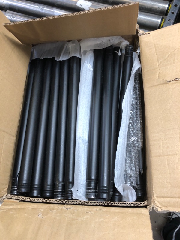 Photo 2 of 4 Pack String Light Poles 9.5 Ft Light Poles for Outside String Lights?Metal Light Poles for Outside to Hang, Backyard Poles for Garden, Patio, Wedding String Lights?Deck Lighting Stand New-4P