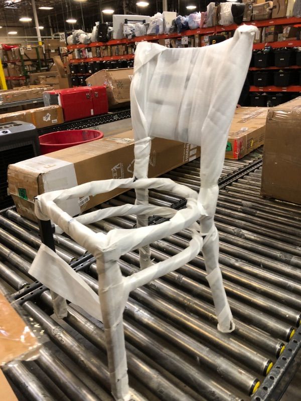 Photo 2 of Flash Furniture 2 Pk. HERCULES Series Black Ladder Back Metal Restaurant Chair - Cherry Wood Seat