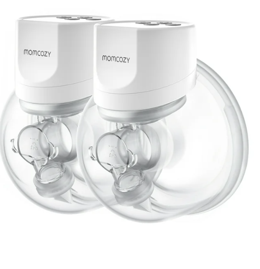 Photo 1 of Momcozy S12 Pro Hands Free Breast Pump Wearable, Double Portable Breast Pump Electric, 24mm
