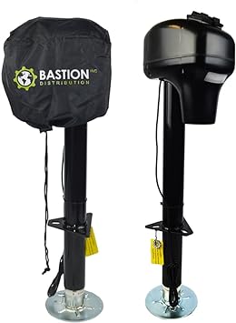 Photo 1 of Bastion Electric Power Tongue Jack with Cover | Electric or Manual Operation | 3500LB A-Frame Capacity | 12V | Front LED | Trailers, Campers, RVs & Boats
