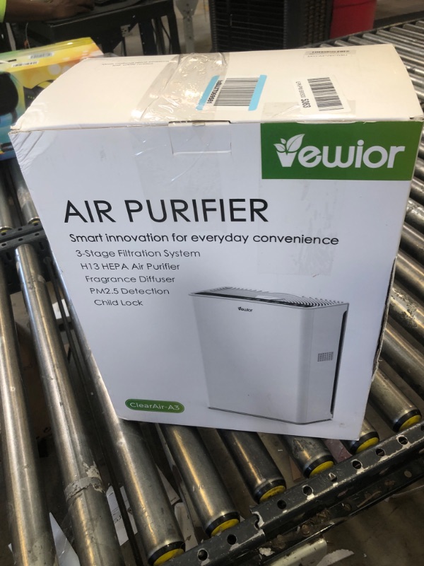 Photo 3 of VEWIOR Air Purifiers For Home Large Room Up To 1730 sqft H13 HEPA Air Purifiers Filter With Fragrance Sponge Timer Washable Filter Cover,15 DB Quiet Air Cleaner For Pets Dander Smell Smoke Pollen
