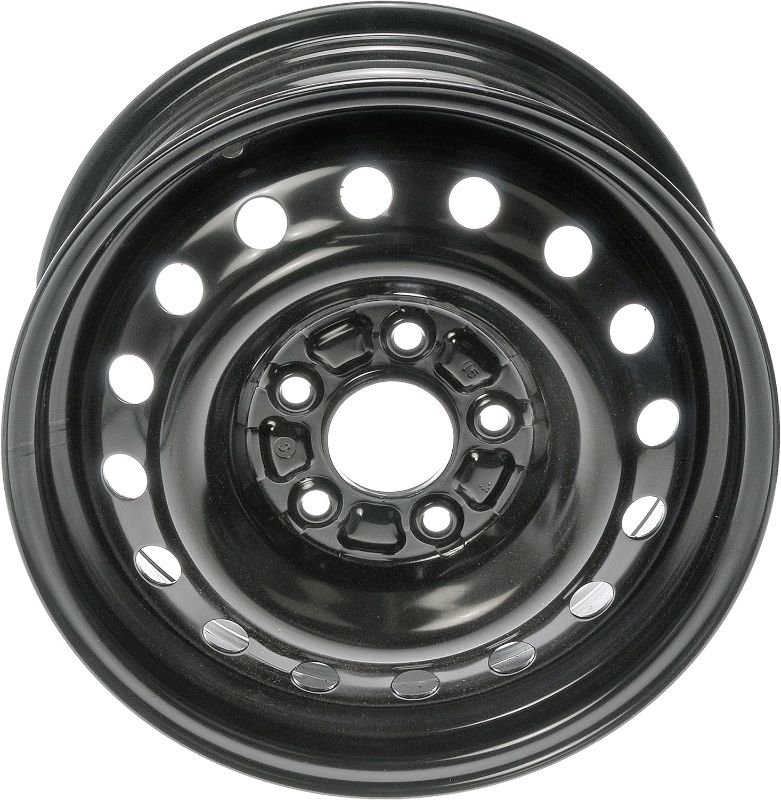 Photo 1 of Dorman 939-196 15 x 6 In. Steel Wheel Compatible with Select Hyundai / Kia Models, Black
