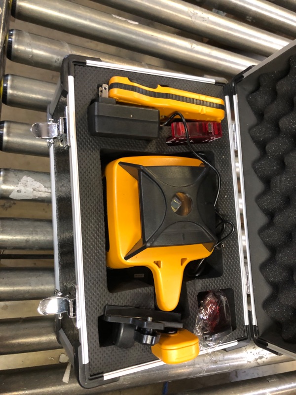 Photo 1 of Iglobalbuy Automatic Self-Leveling Rotary Laser Rotating Horizontal & Vertical Laser Level Kit 500M w/Remote Control + Receiver, Leveling Transit Laser Level Red Beam for Construction (Rotary Laser)