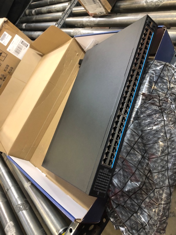 Photo 4 of 48 Port Gigabit PoE Switch Unmanaged with 48 Port IEEE802.3af/at PoE+@400W, 2 x 1G SFP, NICGIGA 50 Port Network Power Over Ethernet Switch, Desktop/Rackmount