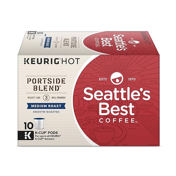 Photo 1 of Seattle's Best Coffee Portside Blend (Previously Signature Blend No. 3) Medium Roast Single Cup Coffee, 10 ct
