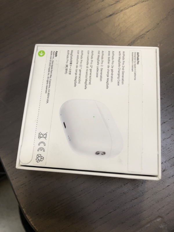 Photo 3 of Apple AirPods Pro (2nd Gen) Wireless Earbuds, Up to 2X More Active Noise Cancelling, Adaptive Transparency, Personalized Spatial Audio MagSafe Charging Case (Lightning) Bluetooth Headphones for iPhone
