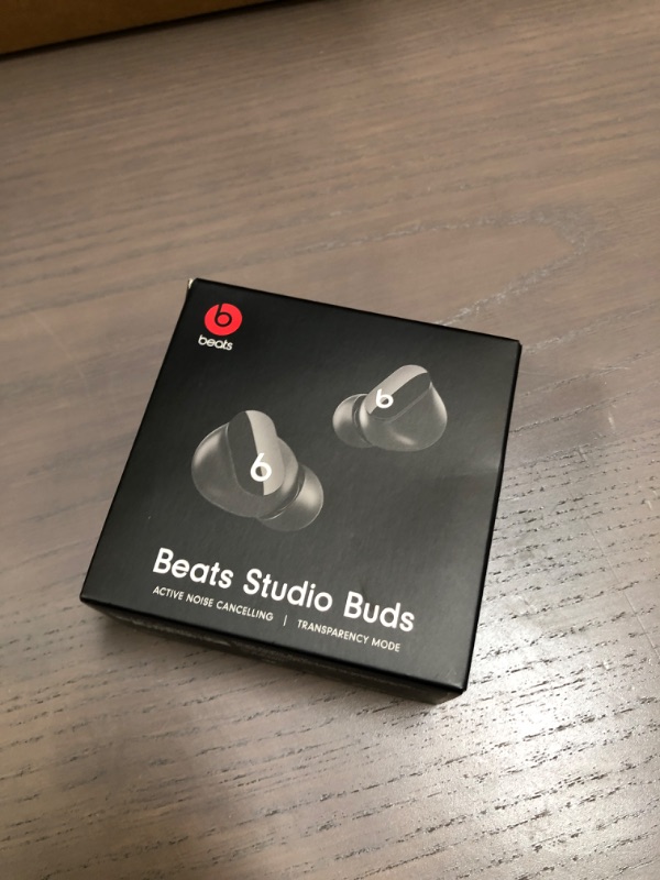 Photo 2 of Beats Studio Buds - True Wireless Noise Cancelling Earbuds - Compatible with Apple & Android, Built-in Microphone, IPX4 Rating, Sweat Resistant Earphones, Class 1 Bluetooth Headphones - Black
