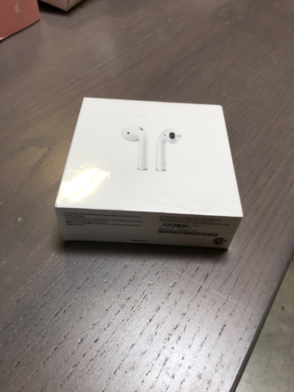 Photo 3 of Apple AirPods (2nd Generation) Wireless Ear Buds, Bluetooth Headphones with Lightning Charging Case Included, Over 24 Hours of Battery Life, Effortless Setup for iPhone
