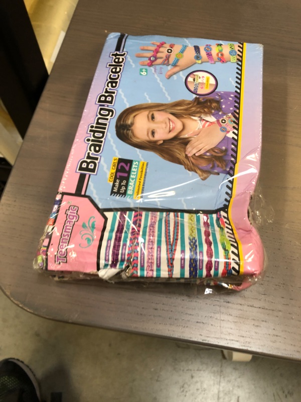Photo 1 of Teensmagic Crafts for Teen Girls Ages 8-12 Year Old Friendship Bracelet Making Kit String Maker for 6 7 8 9 10 11 12 yr Girls, Best Christmas Birthday Gift Ideas