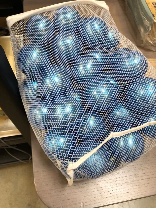 Photo 2 of Heopeis Ball Pit Balls - 2.7inch Plastic Ball Play Balls BPA Free Phthalate Free Non-Toxic Play Balls for Children Ball Pit Party Brithday Ball Pool Tent,50PCS. (Pearl Midnight Blue) Pearl blue