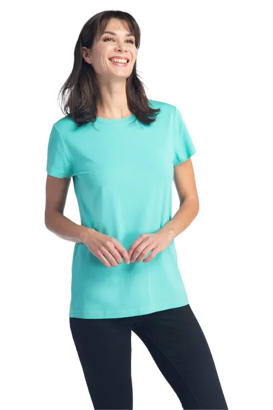 Photo 1 of Fisher's Finery Turquoise T Shirt Women's Medium Relaxed Fit