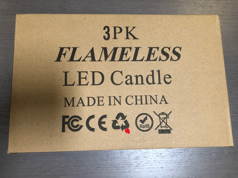 Photo 1 of 3 PK Flameless LED Candle