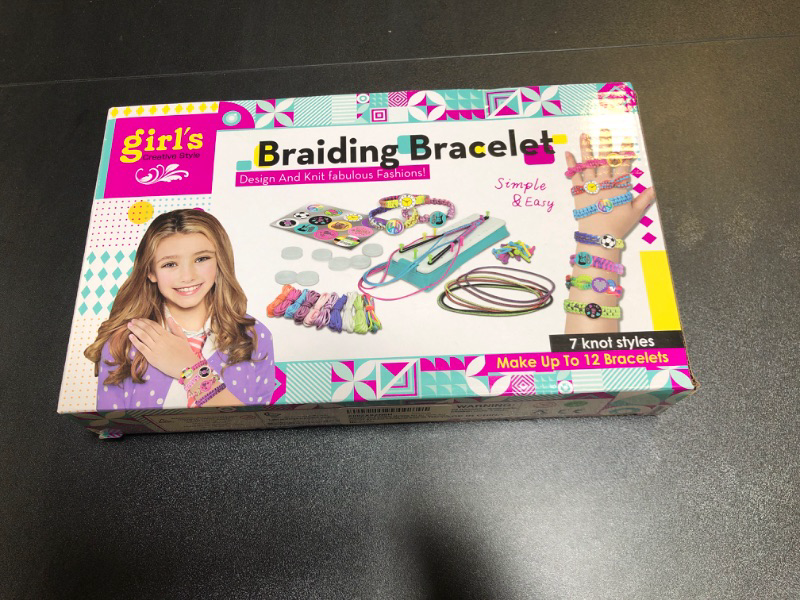 Photo 2 of Friendship Bracelet Making Kit for Girls,DIY Jewelry Arts Craft Gifts Toys,Travel Rewarding Activity,Birthday Christmas Gifts for Teen Girls Age 6-12