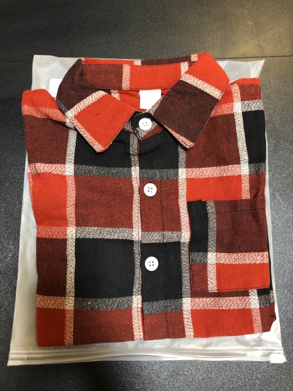 Photo 1 of Autumn Flannel Shirt Kids 5-6 Years Old Boys